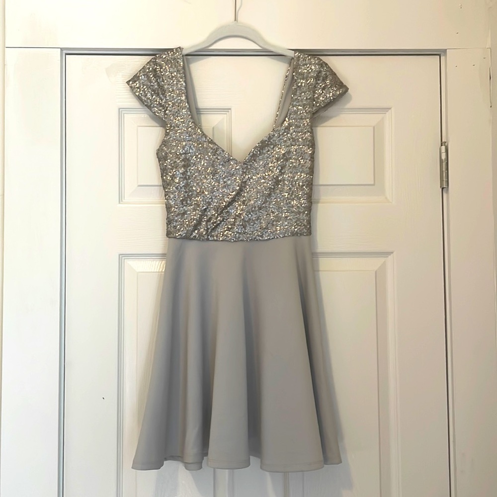 Mini formal dress with sequence!
